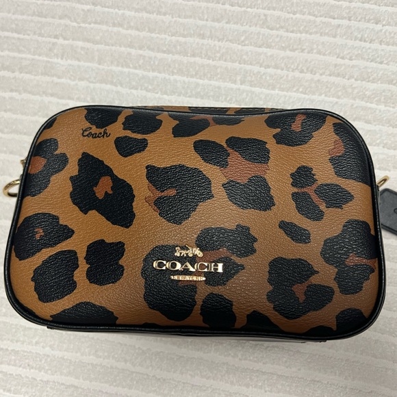 Coach Handbags - Coach Leopard Print Crossbody Bag